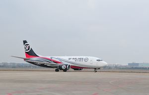 点击图片可在新窗口打开 图片:B737-300型全货机 来源:顺丰航空