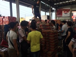 Lantao Opening Pallet of Air Frieght Avocados from Mexico